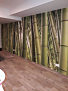 Bambusová tapeta v masážnom salóne