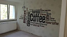 Tapeta v jedálni Coffee - realizácia
