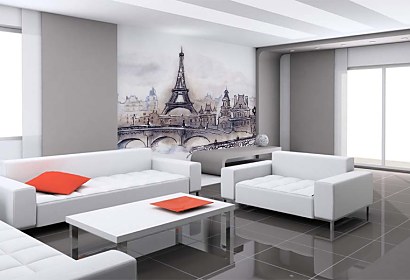 parížske tapety do interiéru