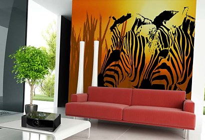 tapety - africké zebry