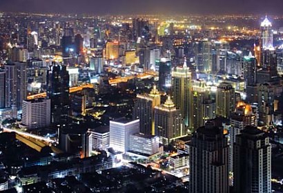 Samolepiace fototapety na nábytok Bangkok Skyline