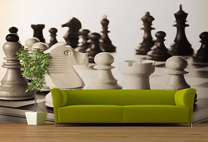 fototapeta na stenu - chess pieces