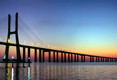 Fototapeta na zástenu - Panoráma Vasco da Gama bridge 28061